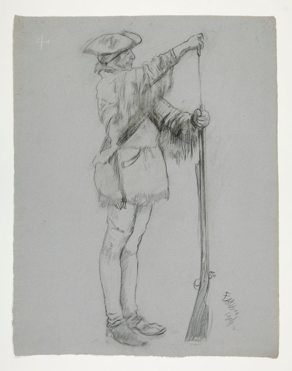 Figurenstudie door Edwin Austin Abbey