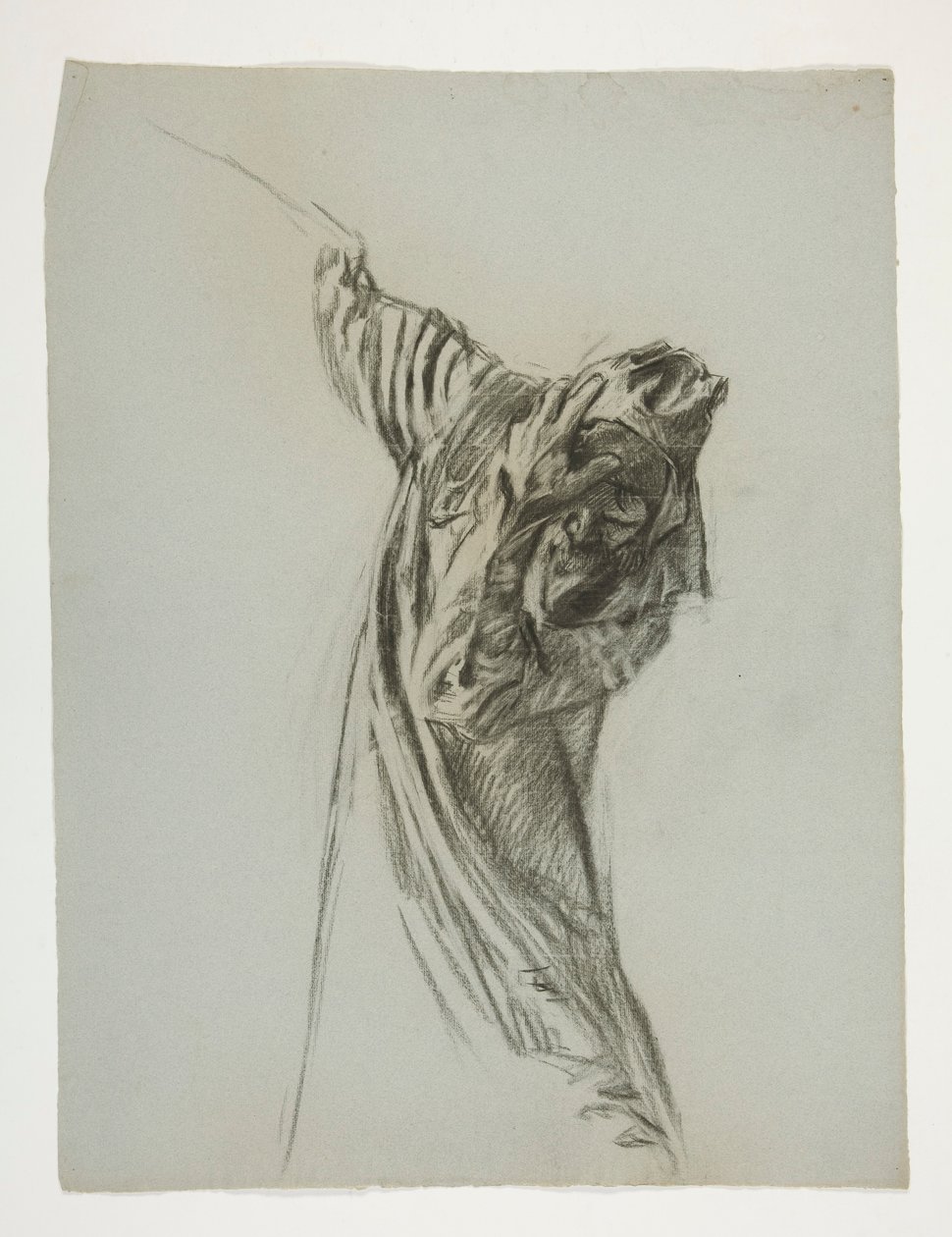 Figurenstudie voor Koning Arthur door Edwin Austin Abbey