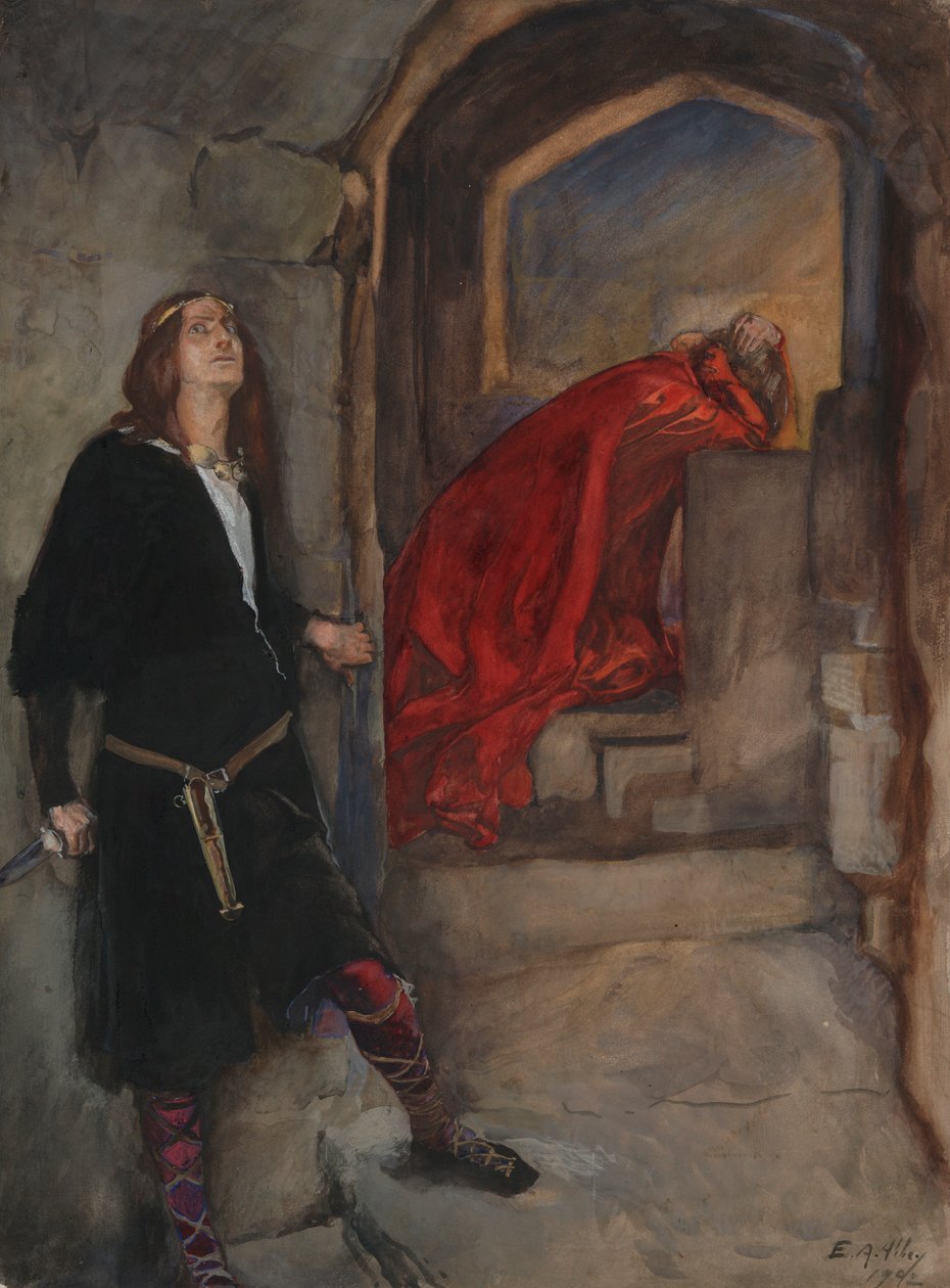 Hamlet door Edwin Austin Abbey