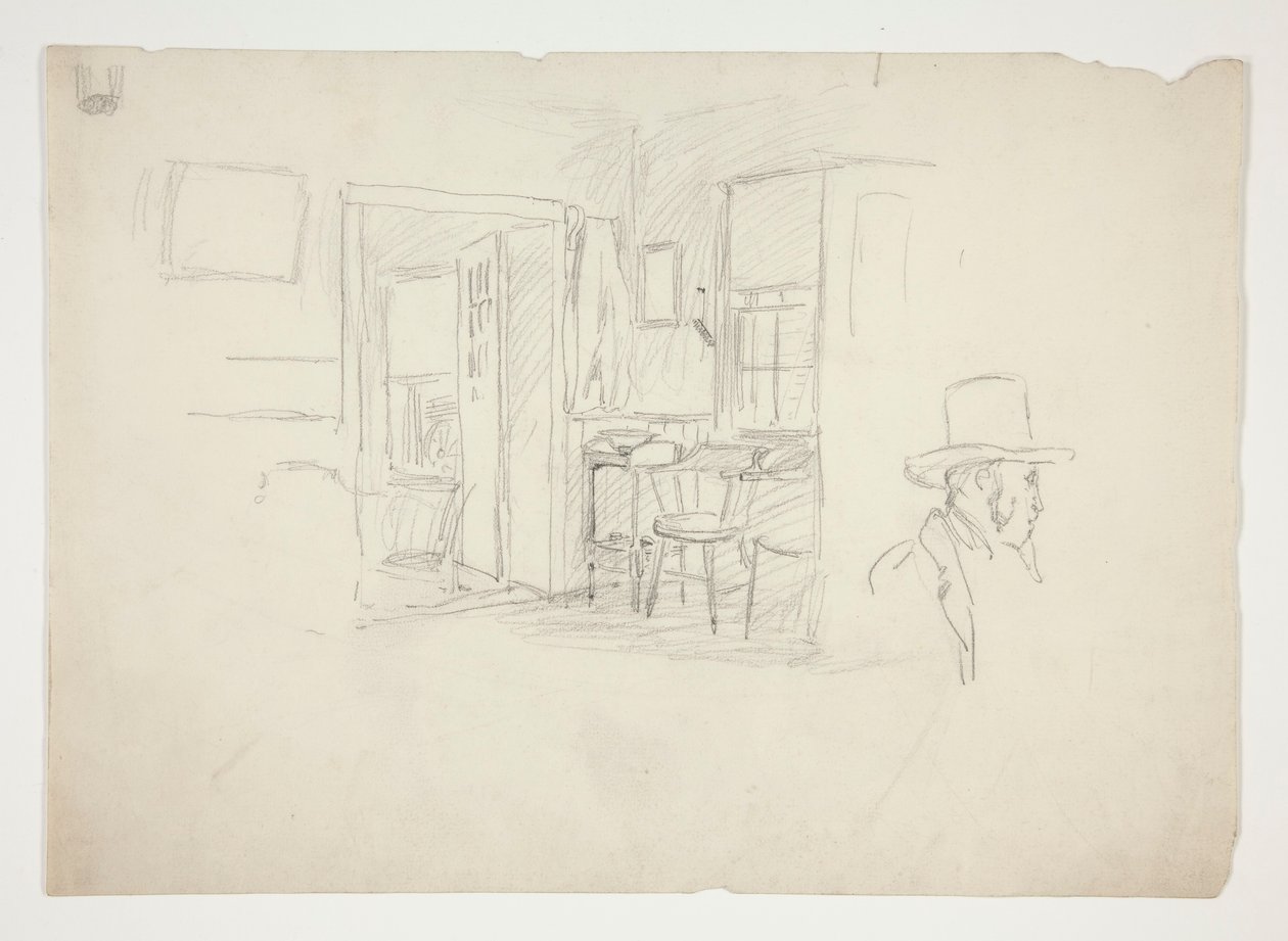 Interieurstudie door Edwin Austin Abbey