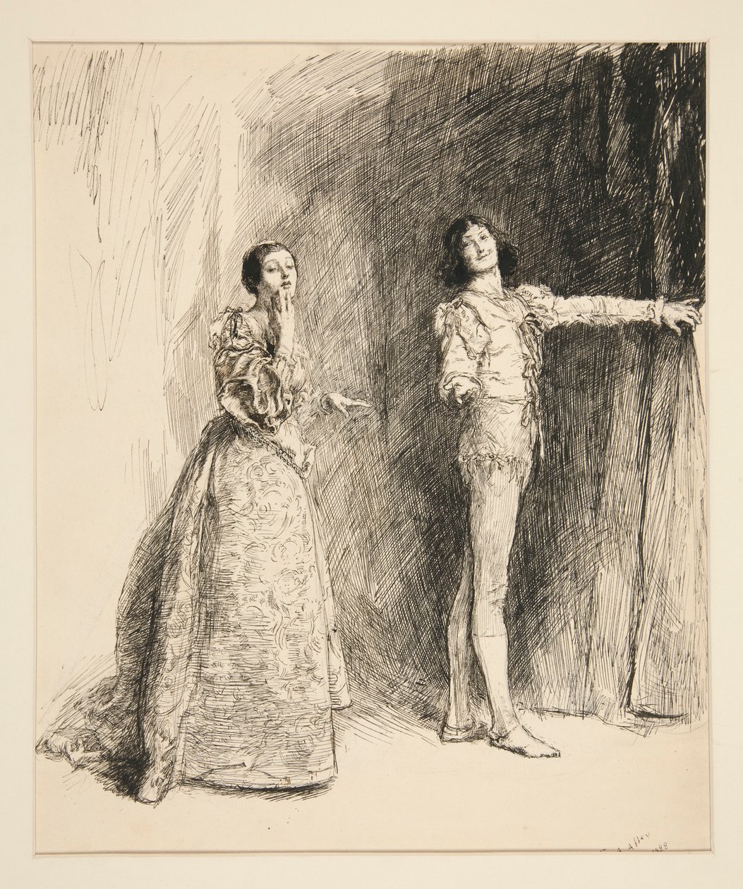 Jessica door Edwin Austin Abbey