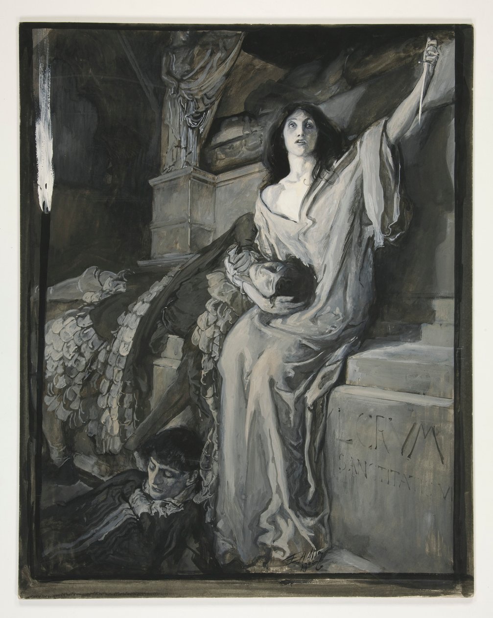 Julia door Edwin Austin Abbey