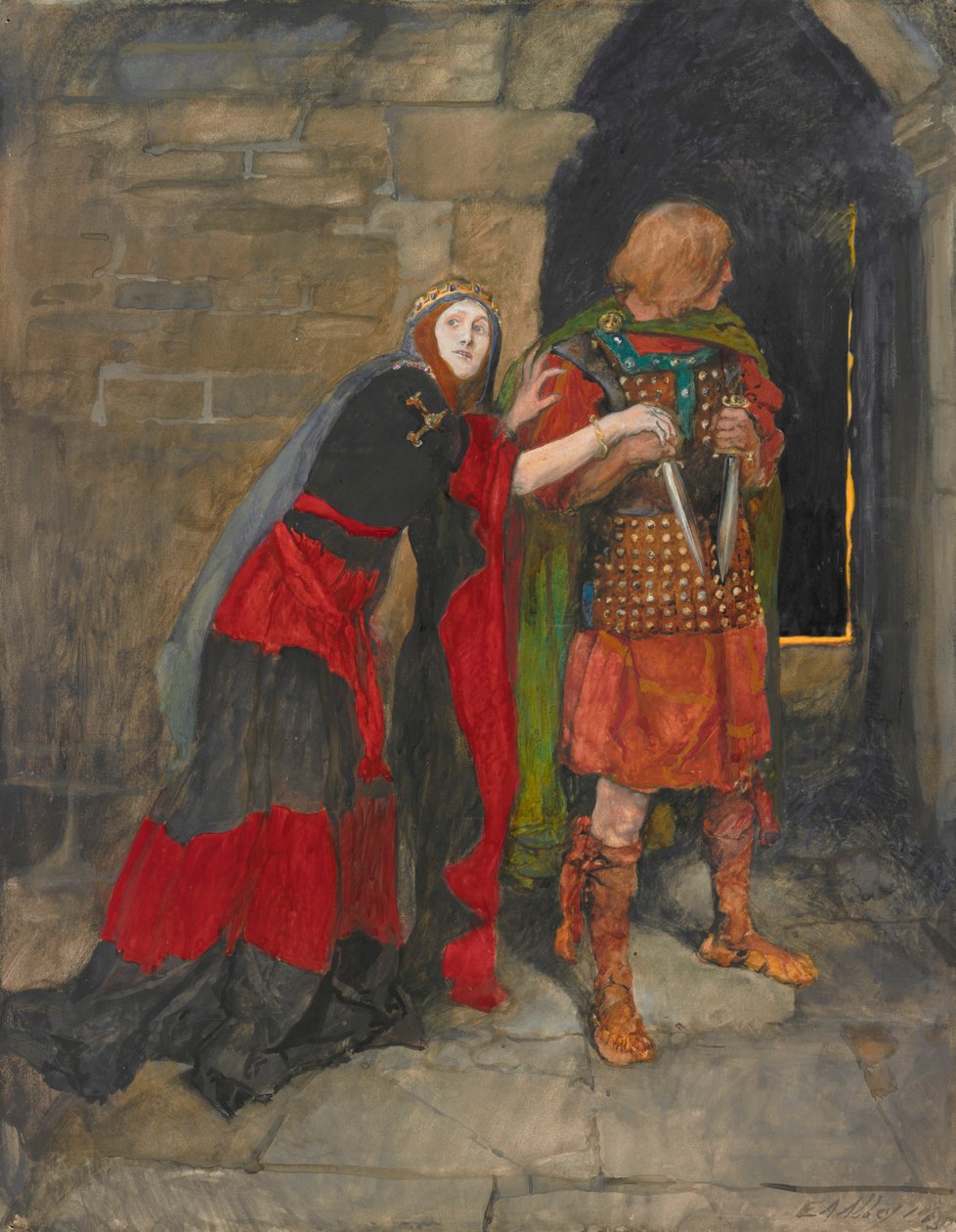 Lady Macbeth door Edwin Austin Abbey