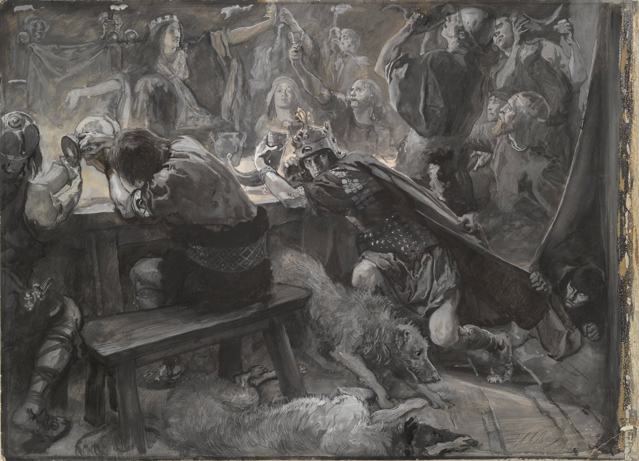 Macbeth door Edwin Austin Abbey