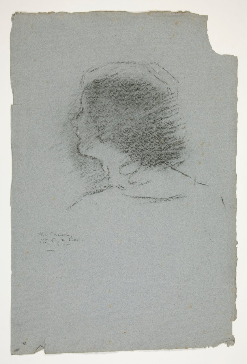 Portret van mevrouw Richardson door Edwin Austin Abbey