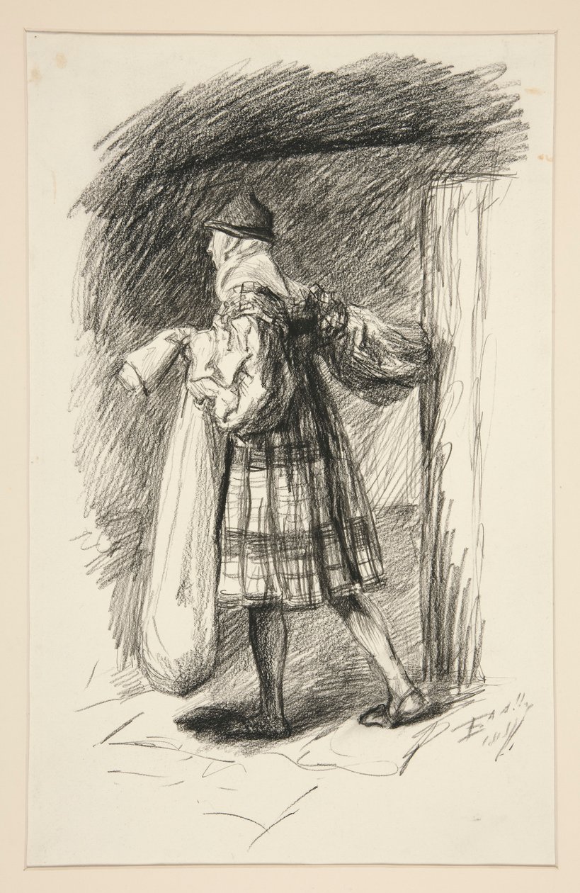 Provost met Ragozine door Edwin Austin Abbey