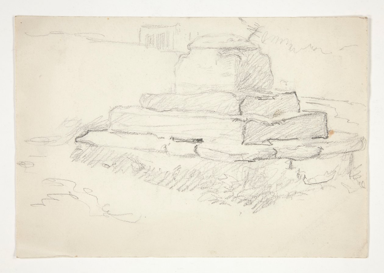 Schets voor door Edwin Austin Abbey