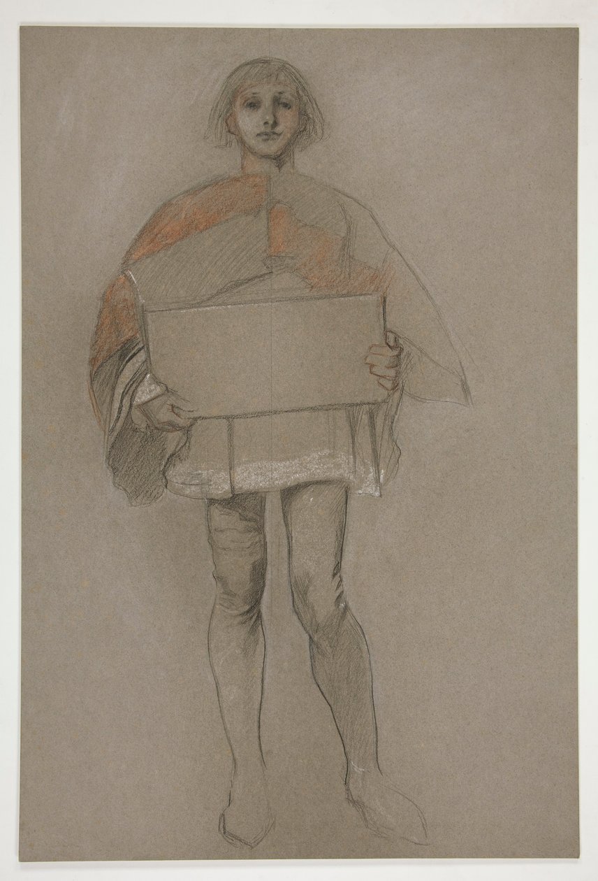 Studie door Edwin Austin Abbey