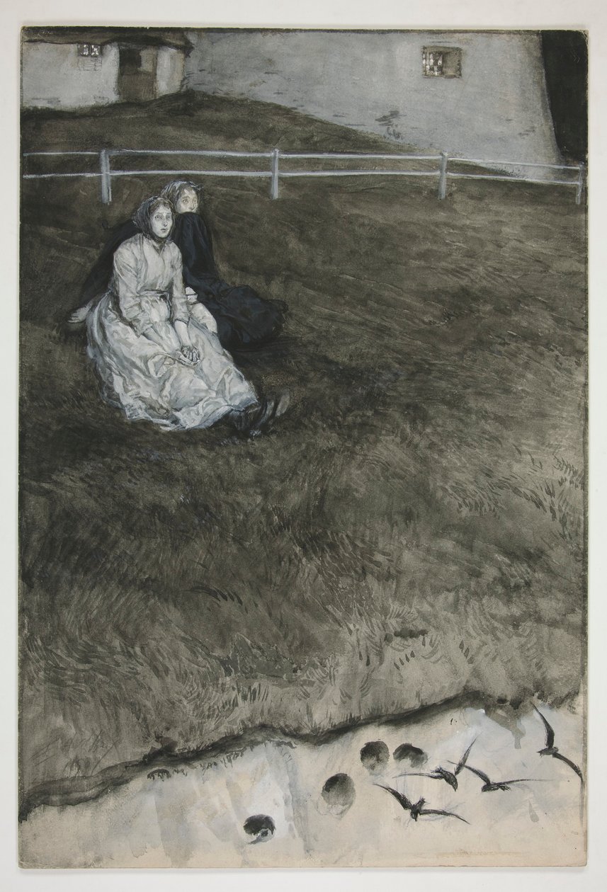 Studie door Edwin Austin Abbey