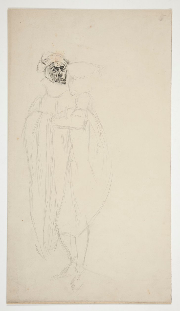 Studie voor Armado, uit Liefde door Edwin Austin Abbey
