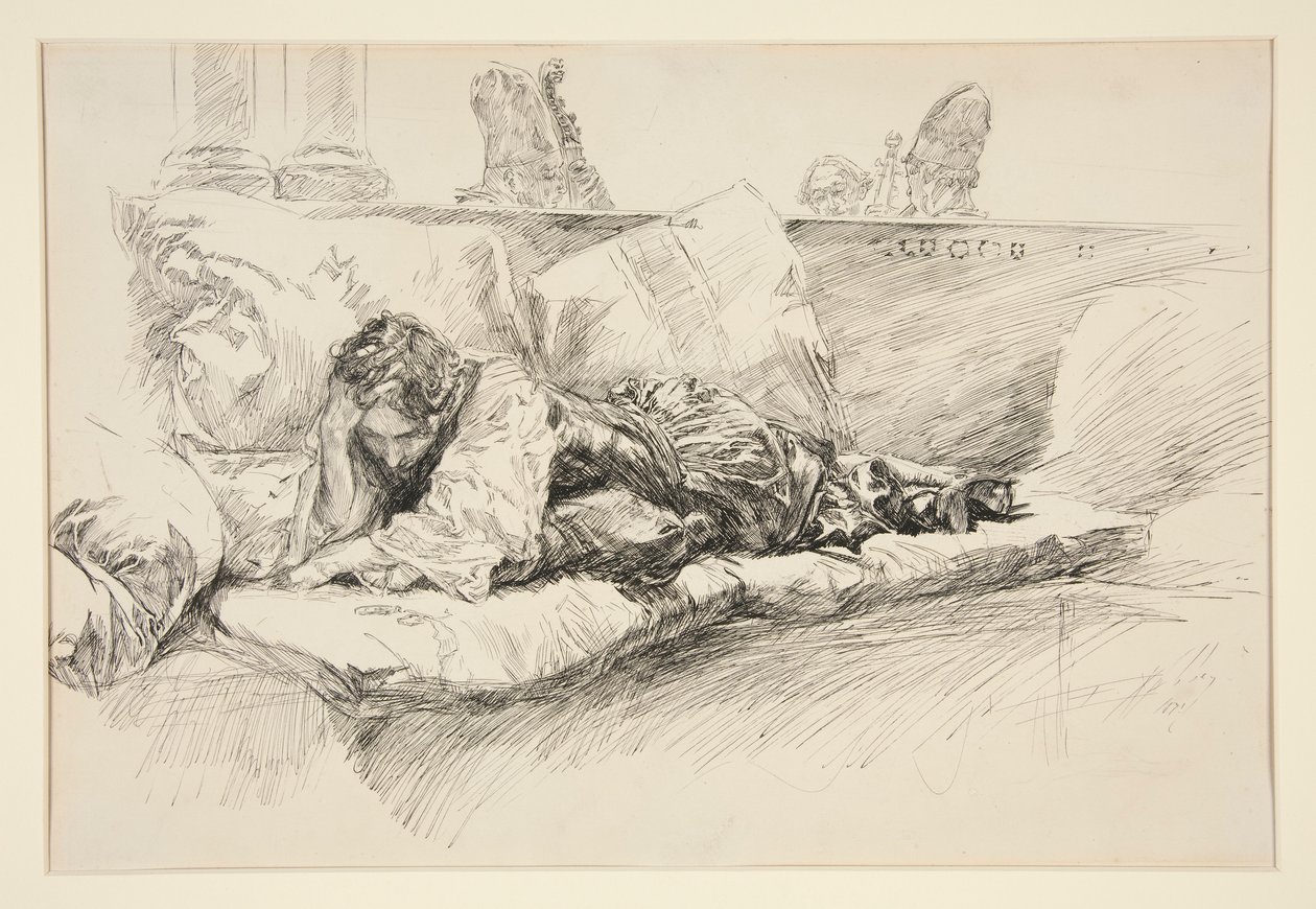 De Hertog door Edwin Austin Abbey