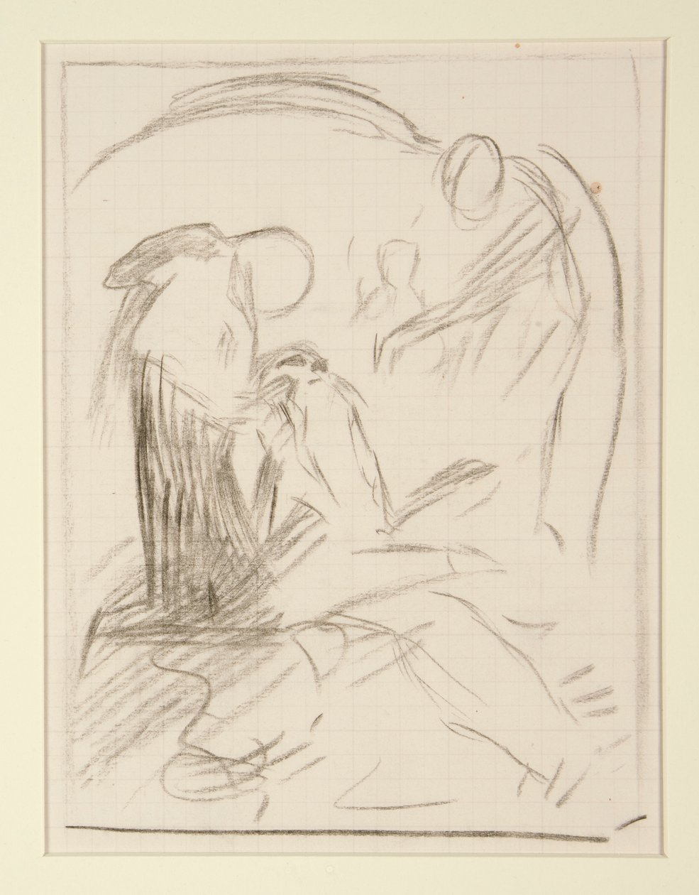 Twee compositiestudies voor door Edwin Austin Abbey