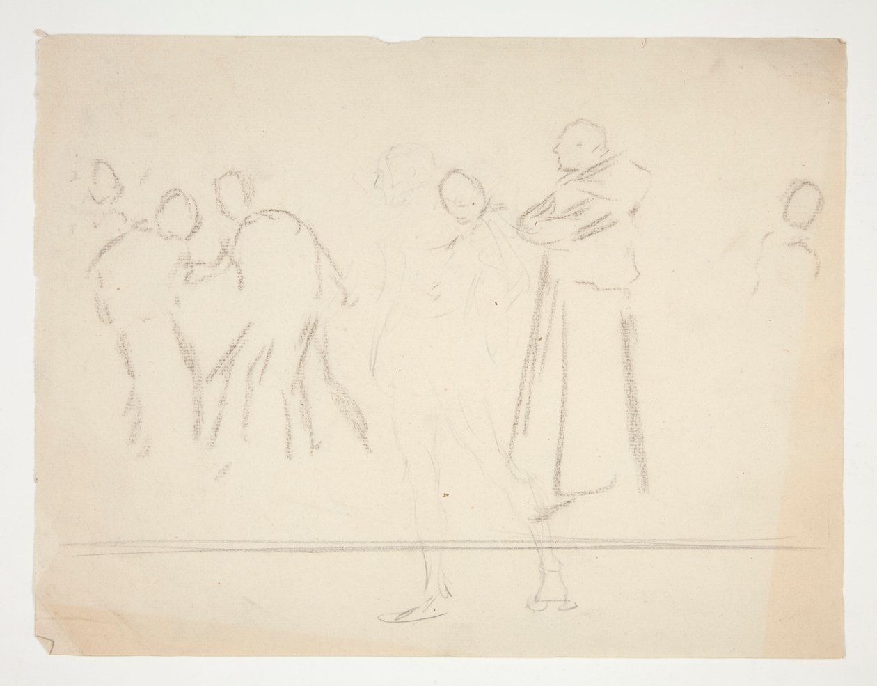 Ongeïdentificeerde illustratie door Edwin Austin Abbey