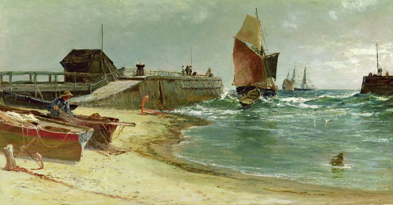 De havenbar door Edwin Ellis