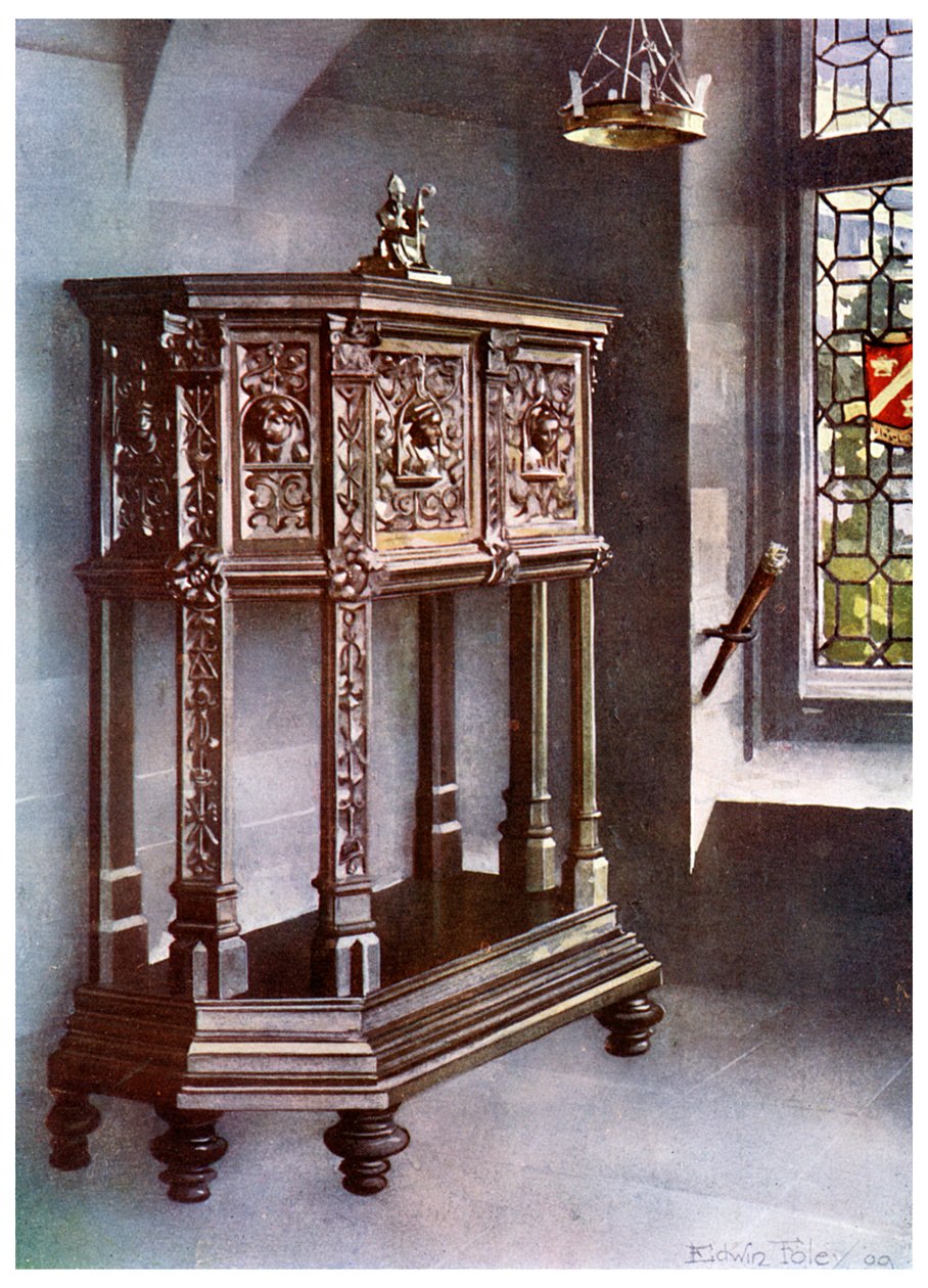 Francis I petite credence, Frans, 1910 door Edwin Foley