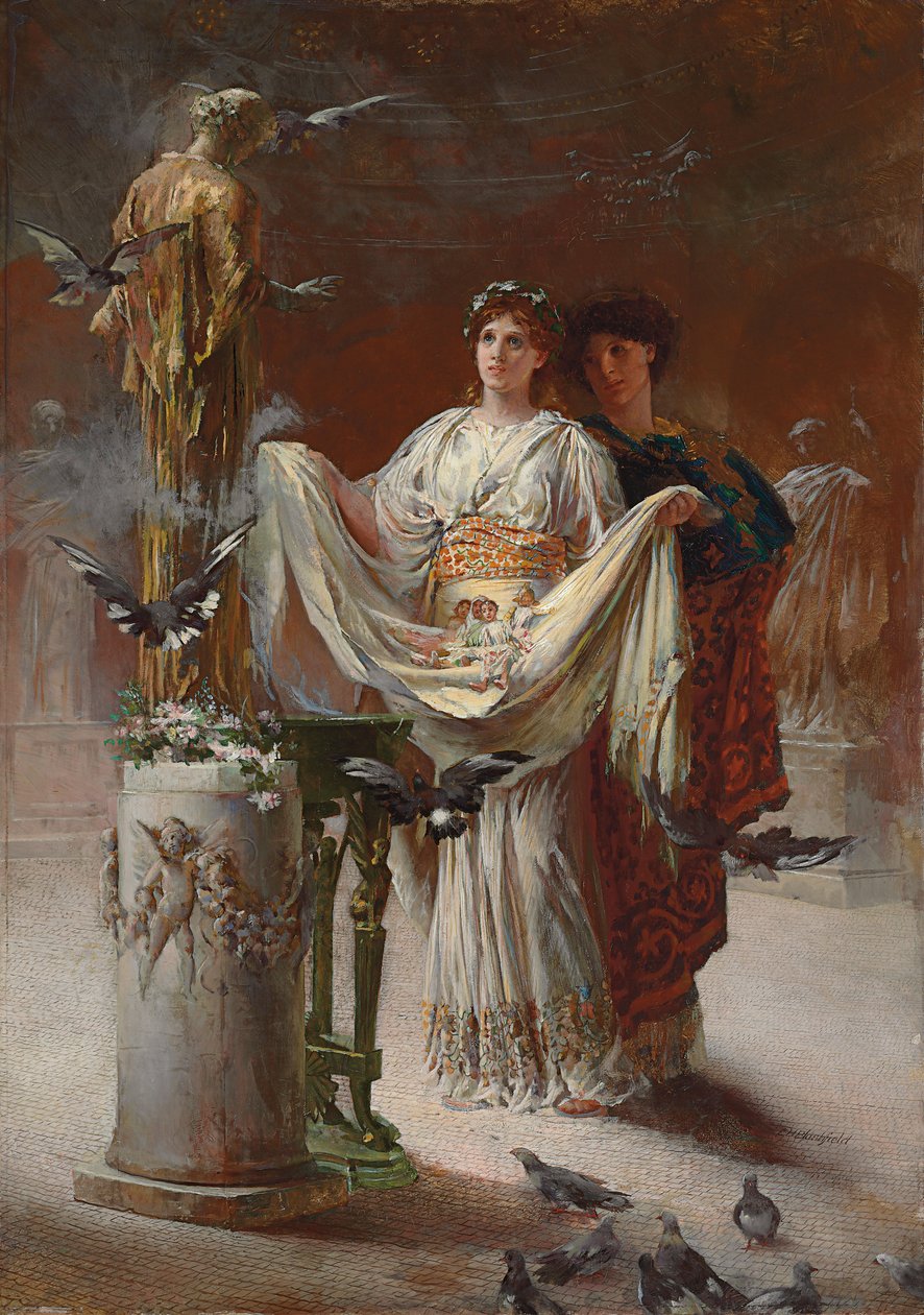 De Poppen door Edwin Howland Blashfield