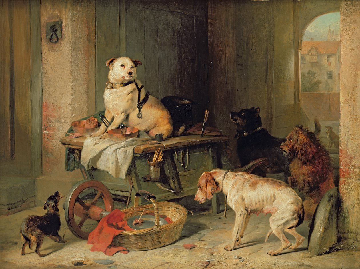 Een Jack in Office, c.1833 door Edwin Landseer