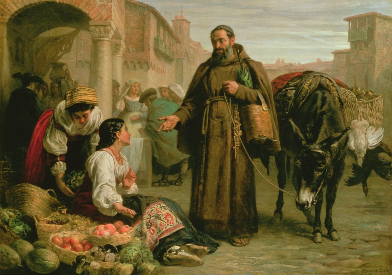 Spaanse stad door Edwin Longsden Long