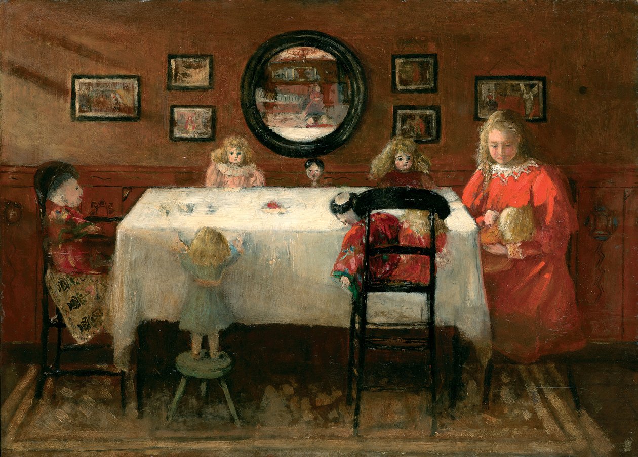 Het poppen theekransje door Edytha Margaret Goodwin