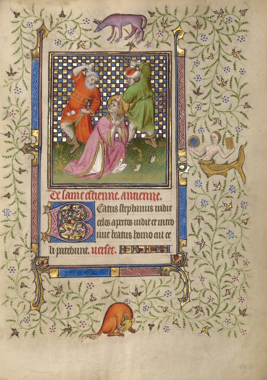 De steniging van Stefanus door Egerton Master