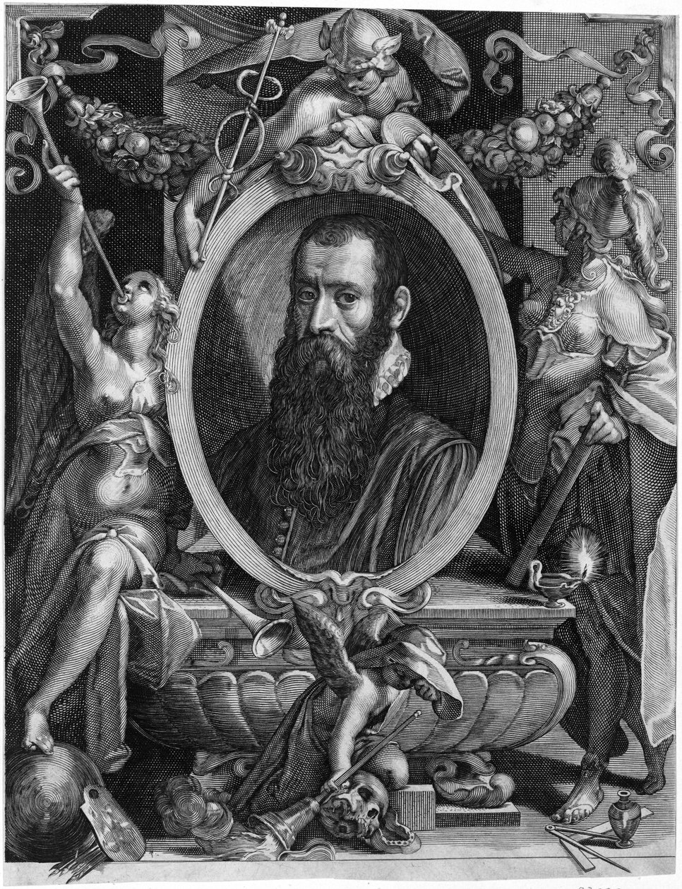 Afgebeelde persoon: Pieter Bruegel (I) door Aegidius Sadeler or Saedeler