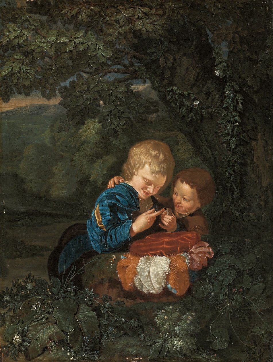 De jonge vogelvangers door Eglon Hendrick van der Neer