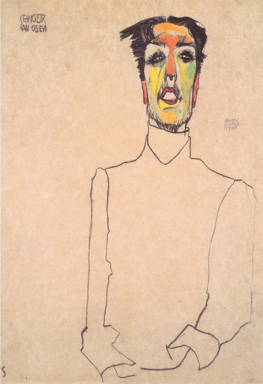 Zanger van Osen door Egon Schiele