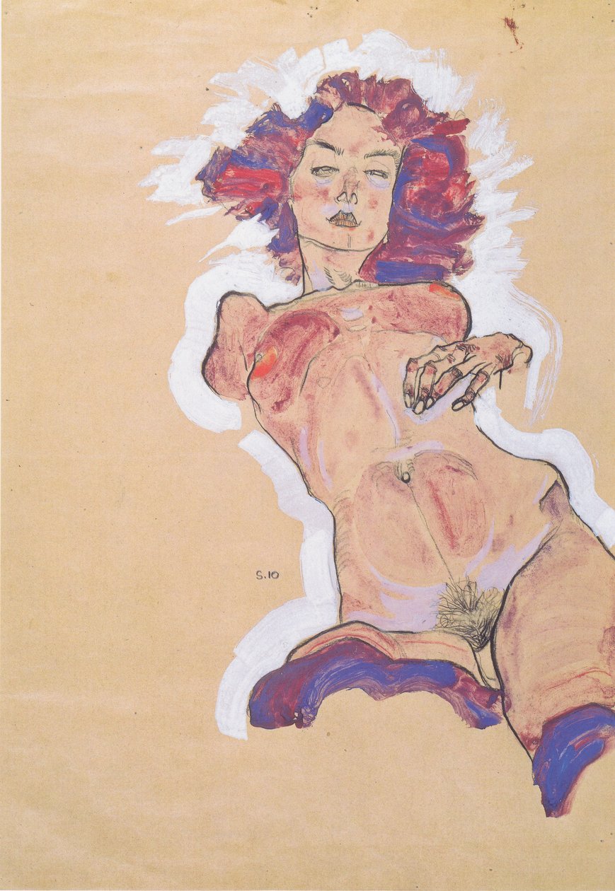 Vrouwelijk Naakt door Egon Schiele