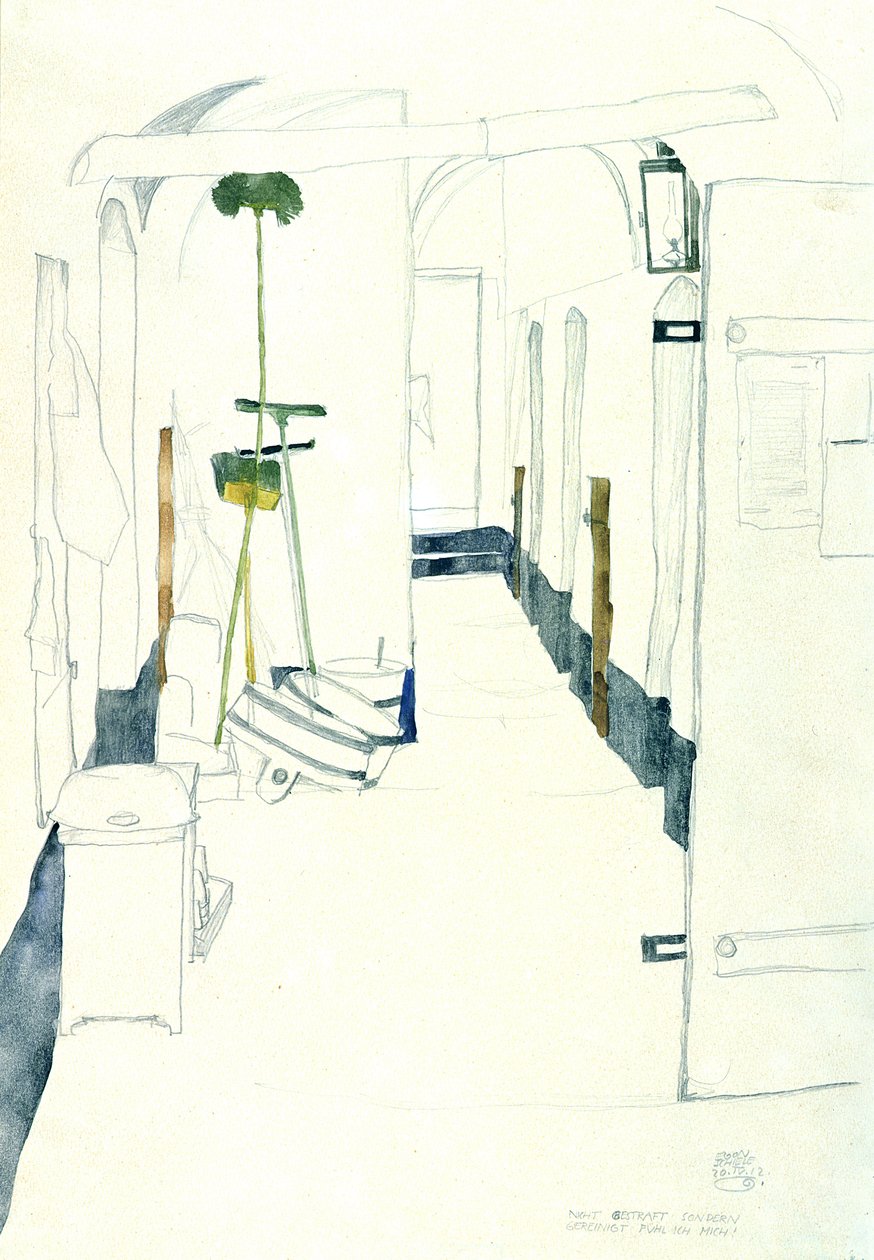 Ik Voel Me Niet Gestraft maar Gezuiverd, 1912 door Egon Schiele