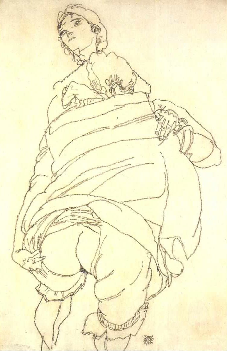 Lesbisch paar door Egon Schiele