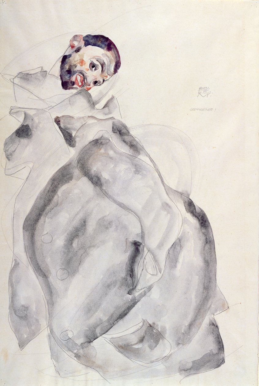 Gevangene! door Egon Schiele