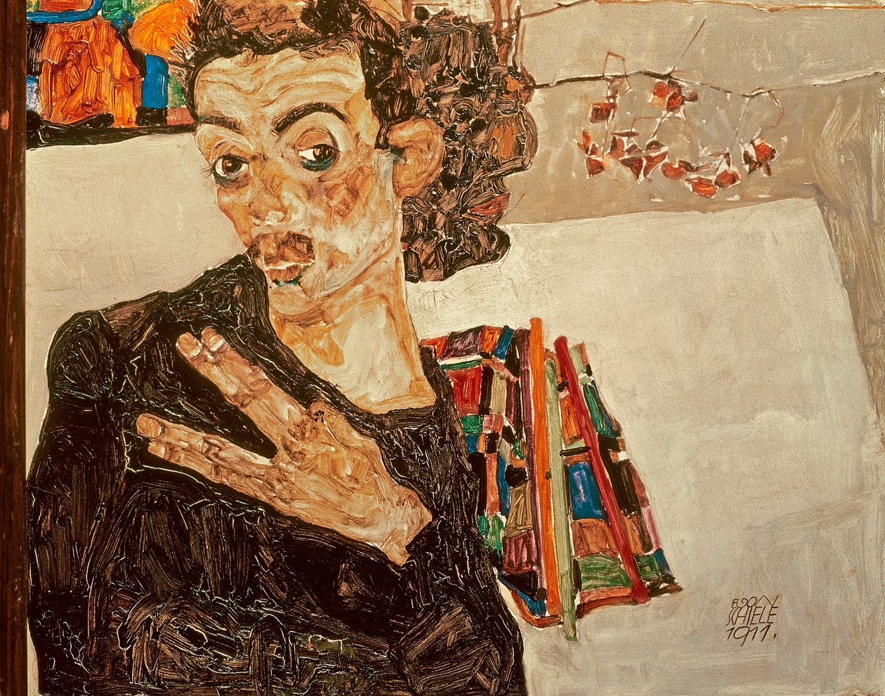 Zelfportret, 1911 door Egon Schiele