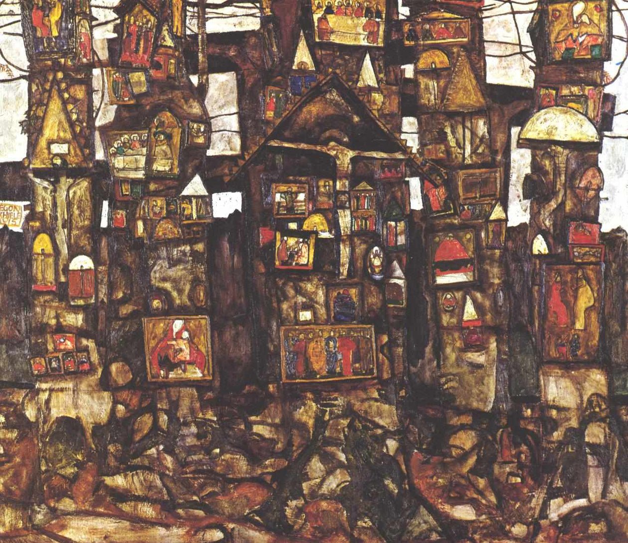 Bosdevotie door Egon Schiele