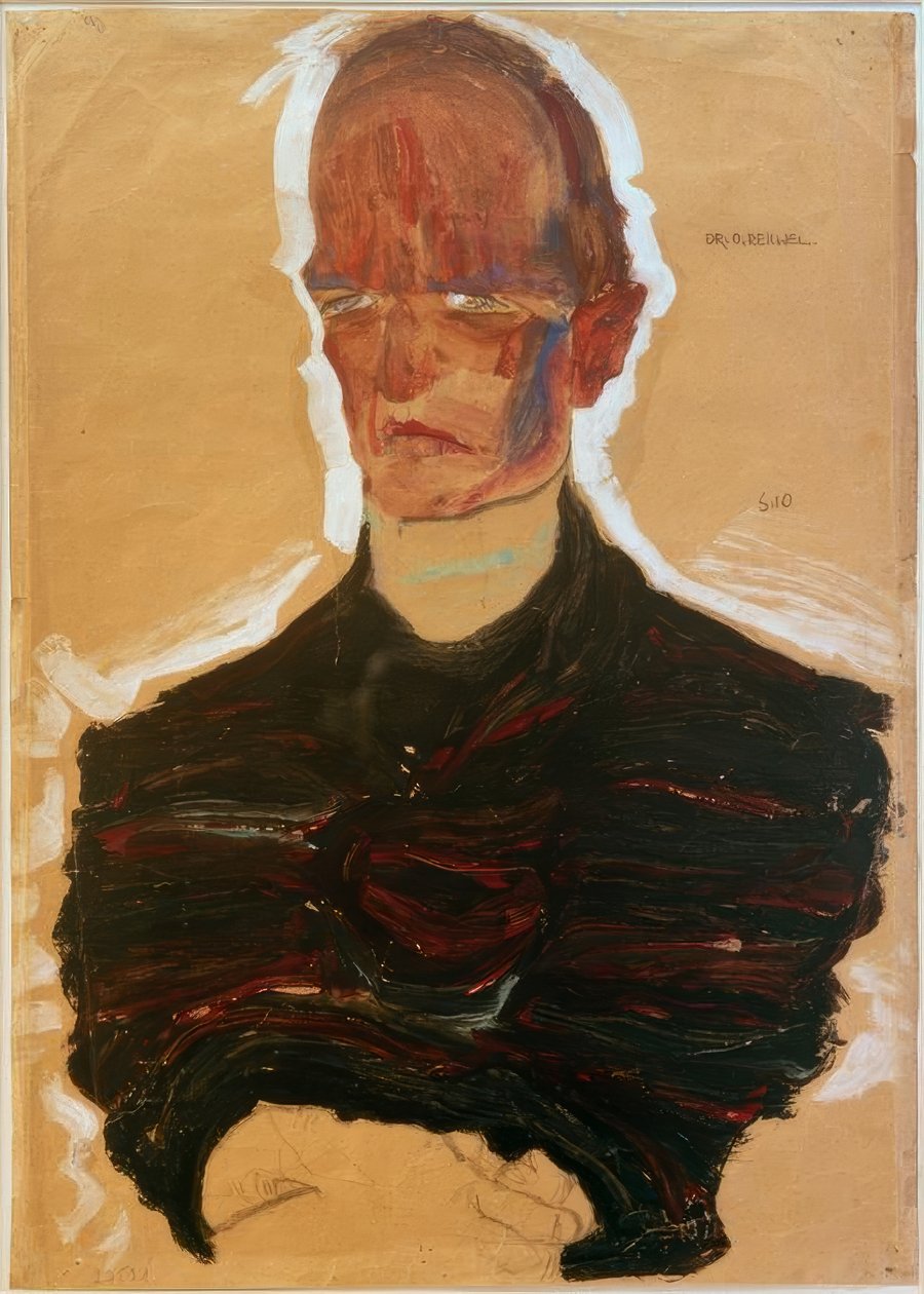 Portret Dr. Oskar Reichel door Egon Schiele