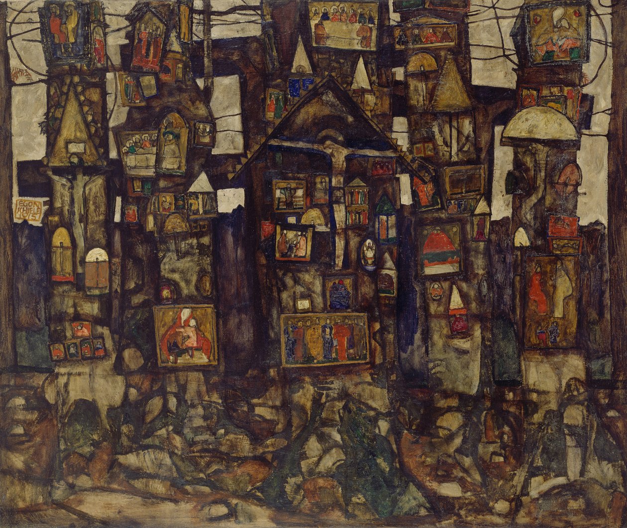Bosgebed door Egon Schiele