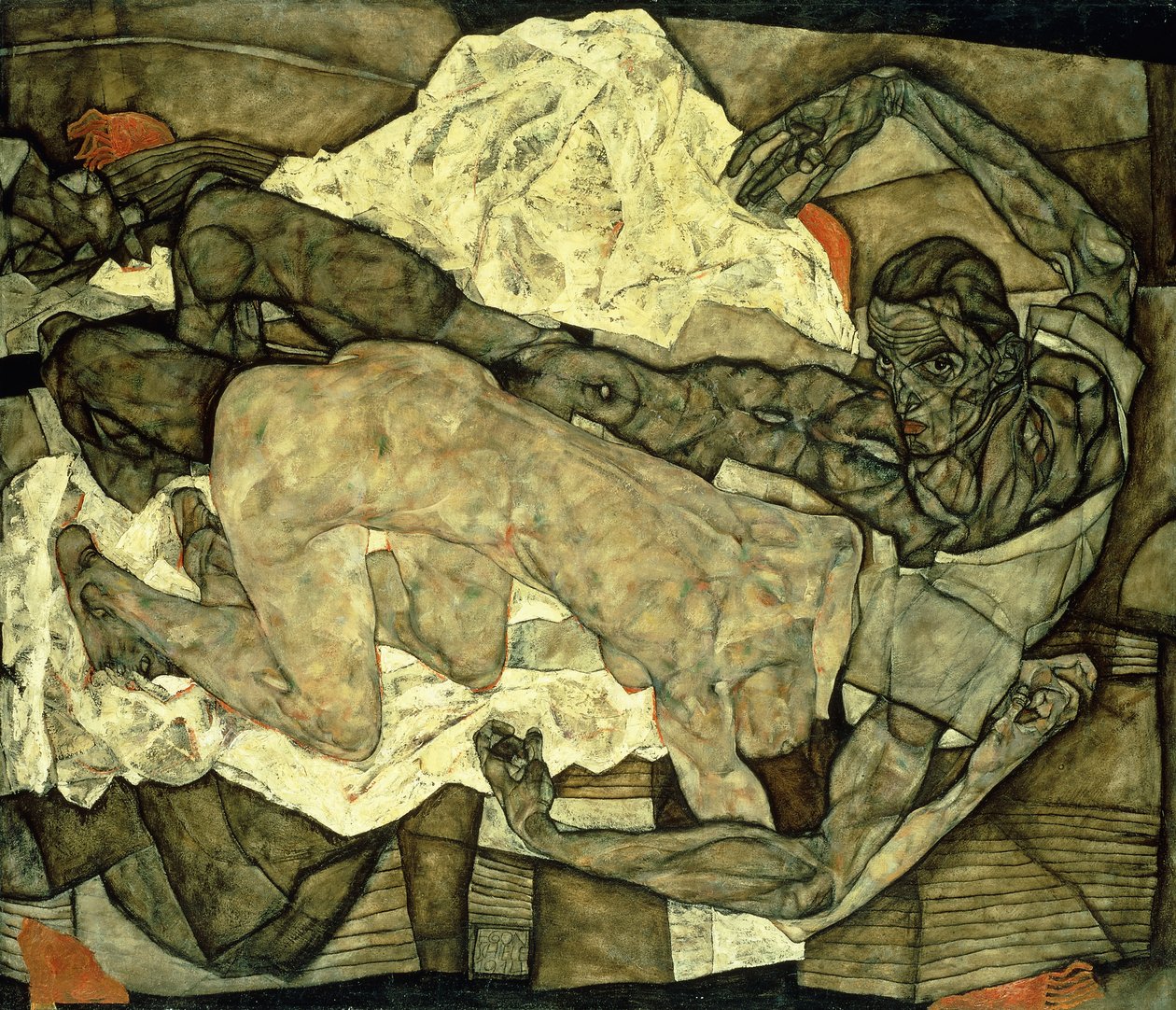 Geliefden door Egon Schiele