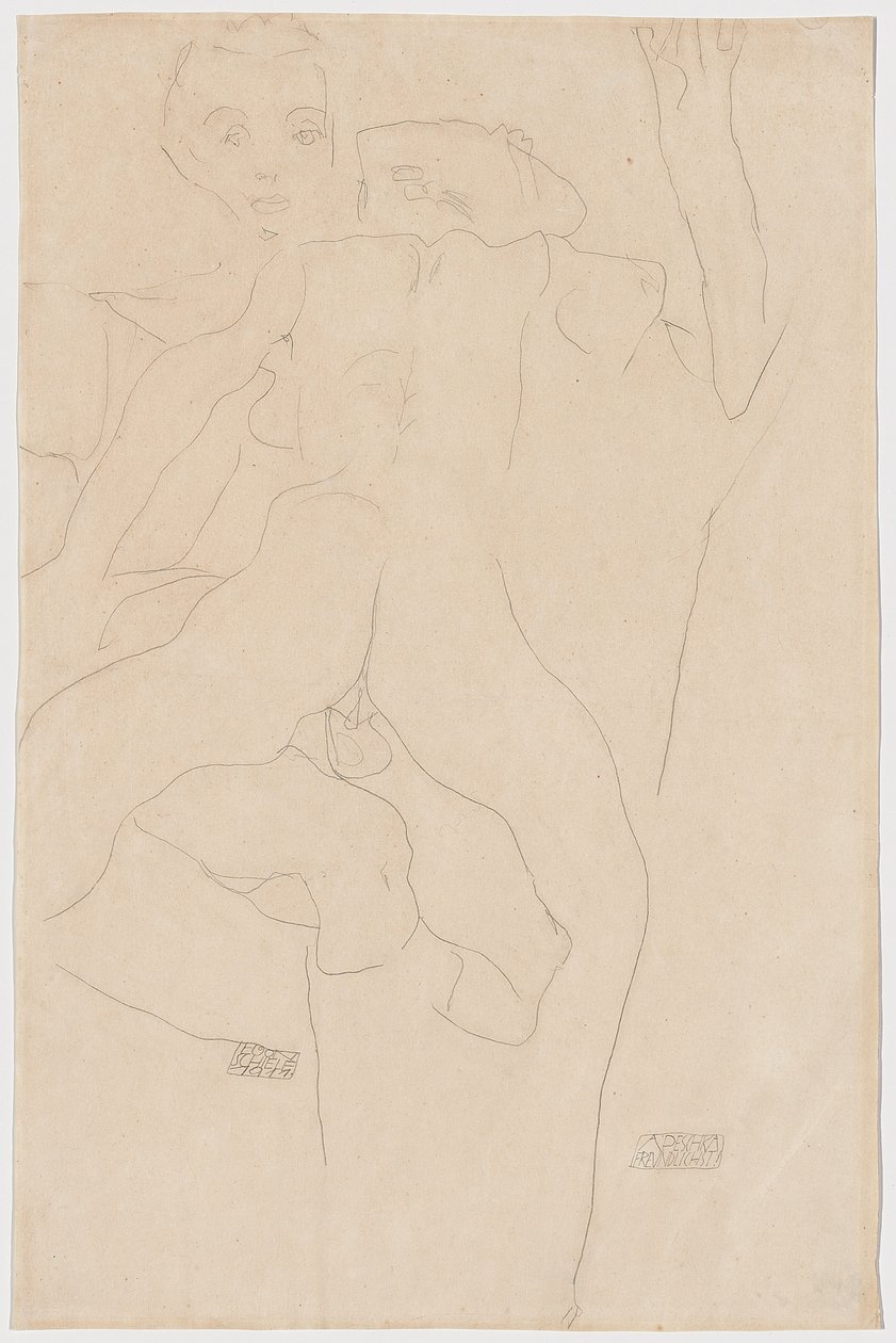 Liefhebbers, 1911 door Egon Schiele