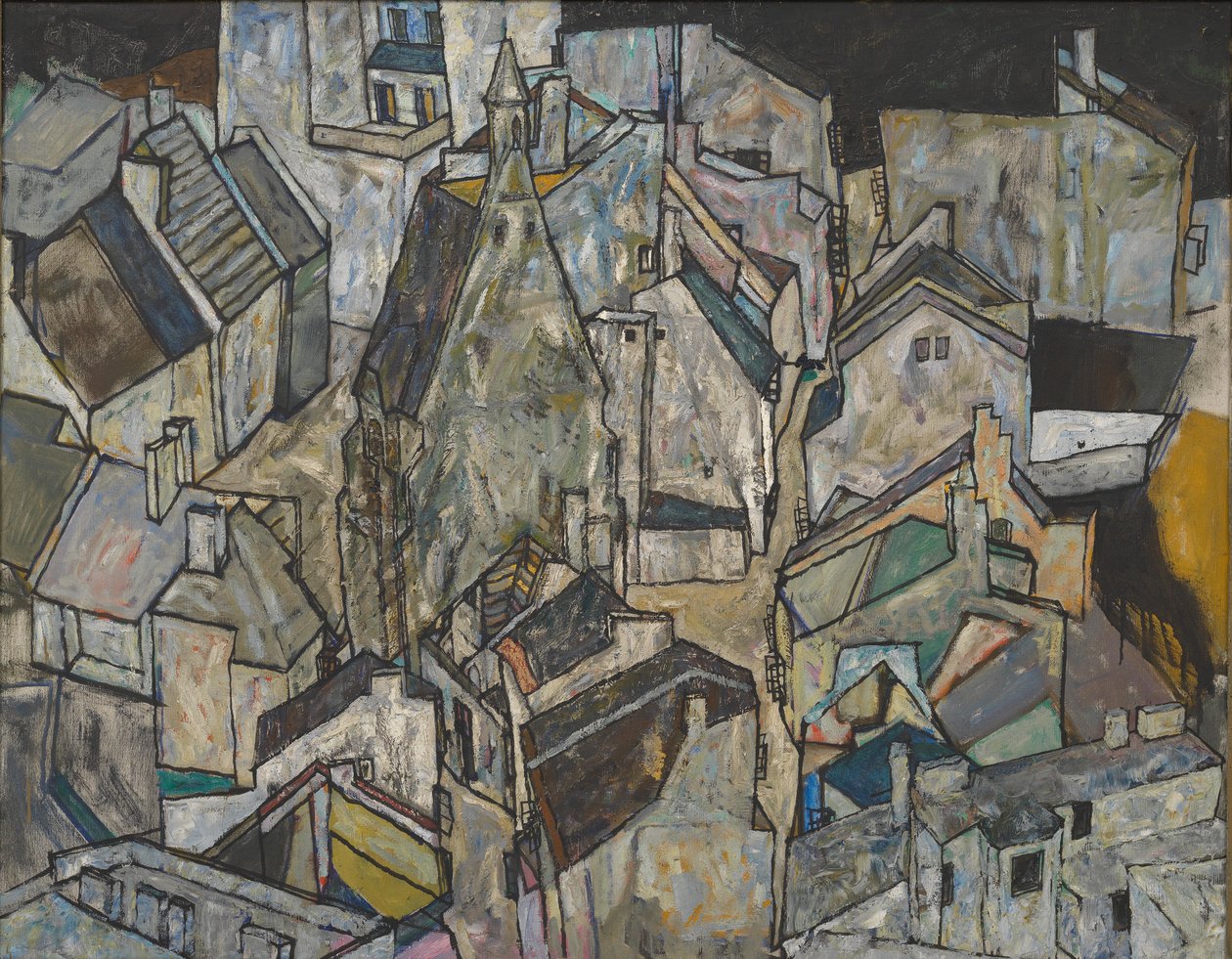 Moedling II, 1918 door Egon Schiele