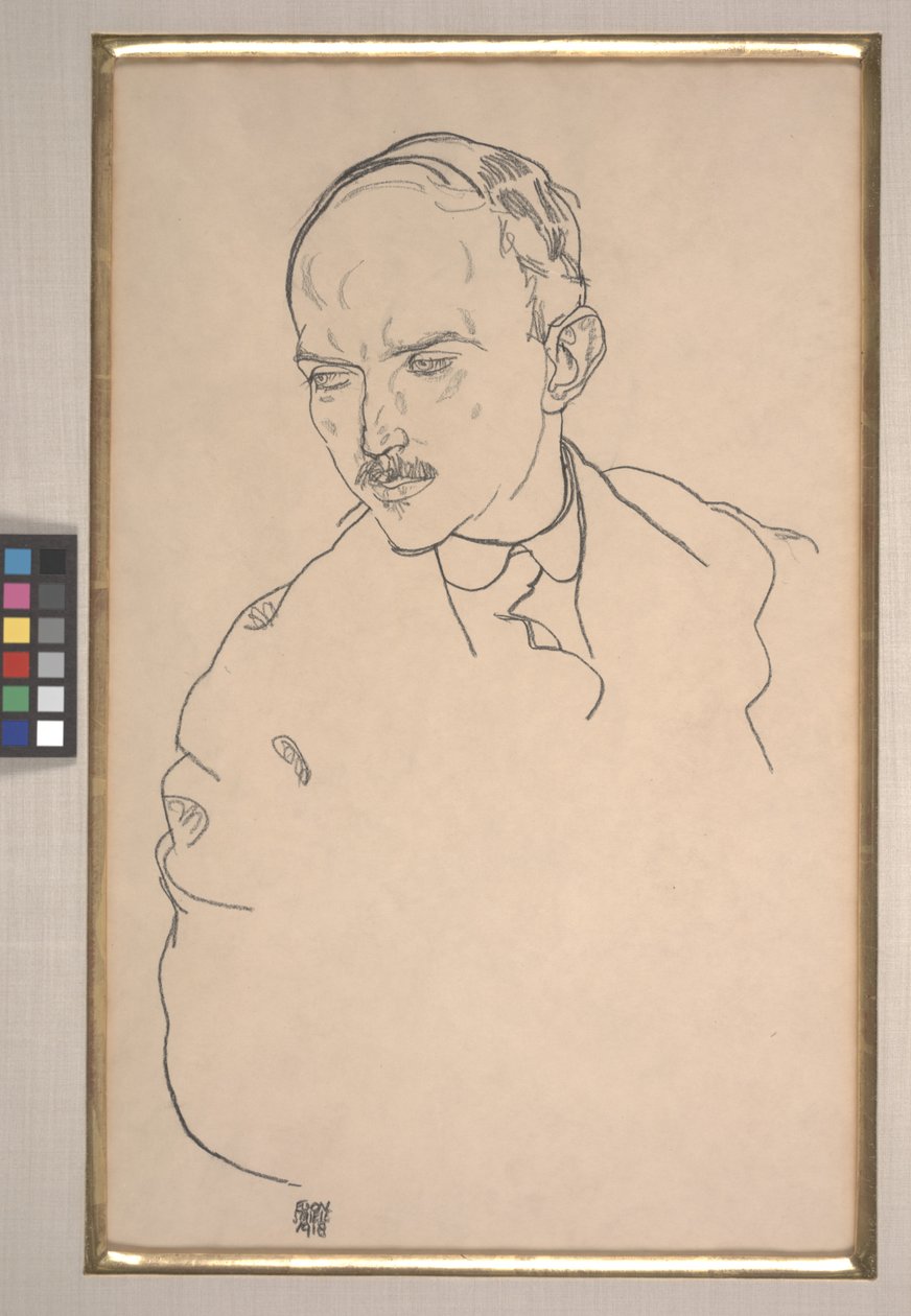 Portret van Guido Arnot door Egon Schiele