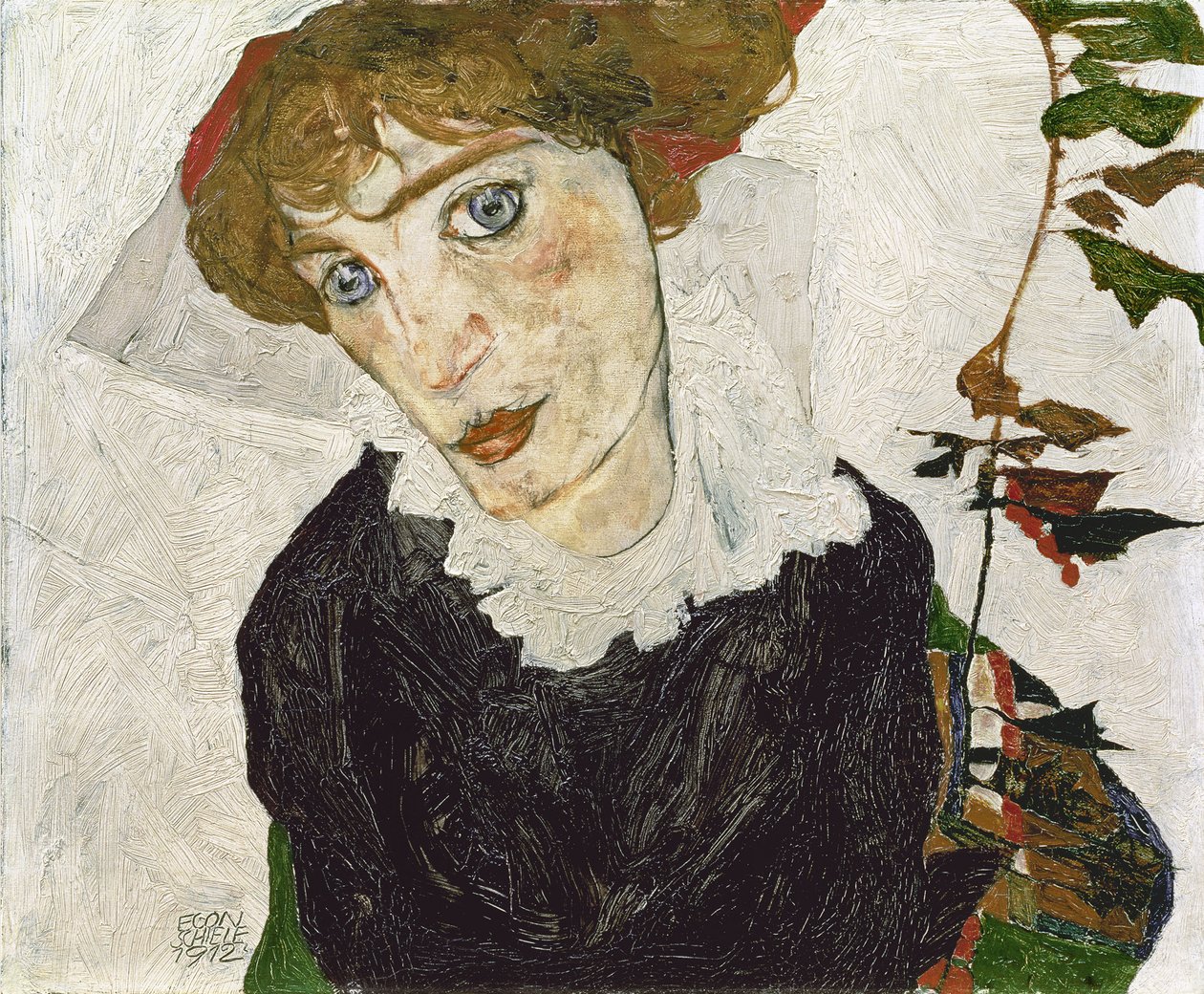 Portret van Wally Neuzil, 1912 door Egon Schiele