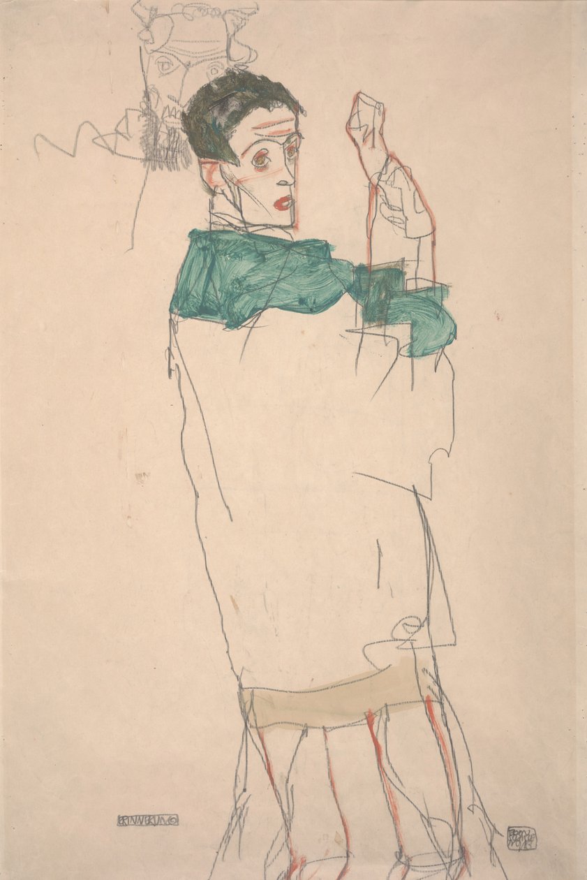 Herinnering door Egon Schiele