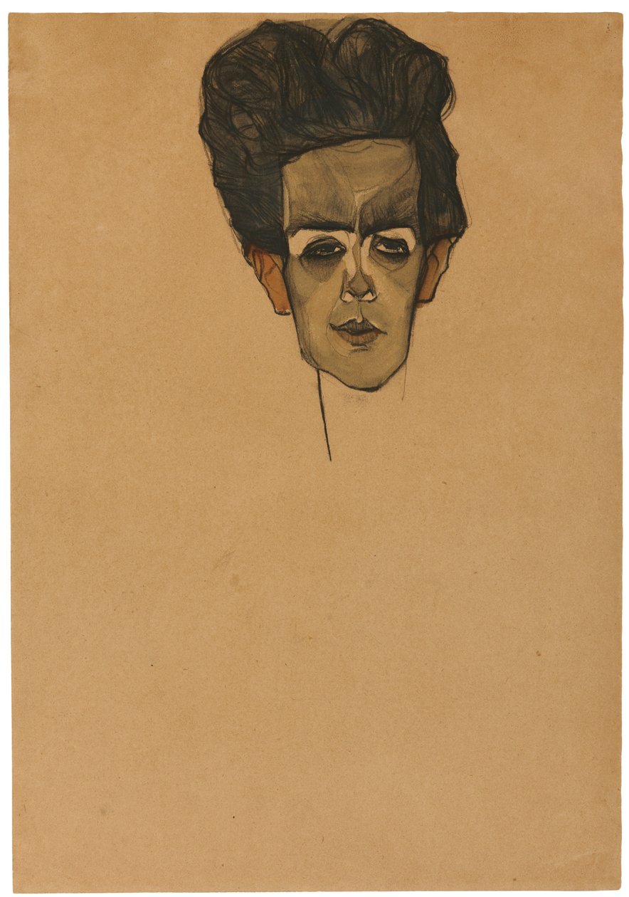 Zelfportret, 1910 door Egon Schiele