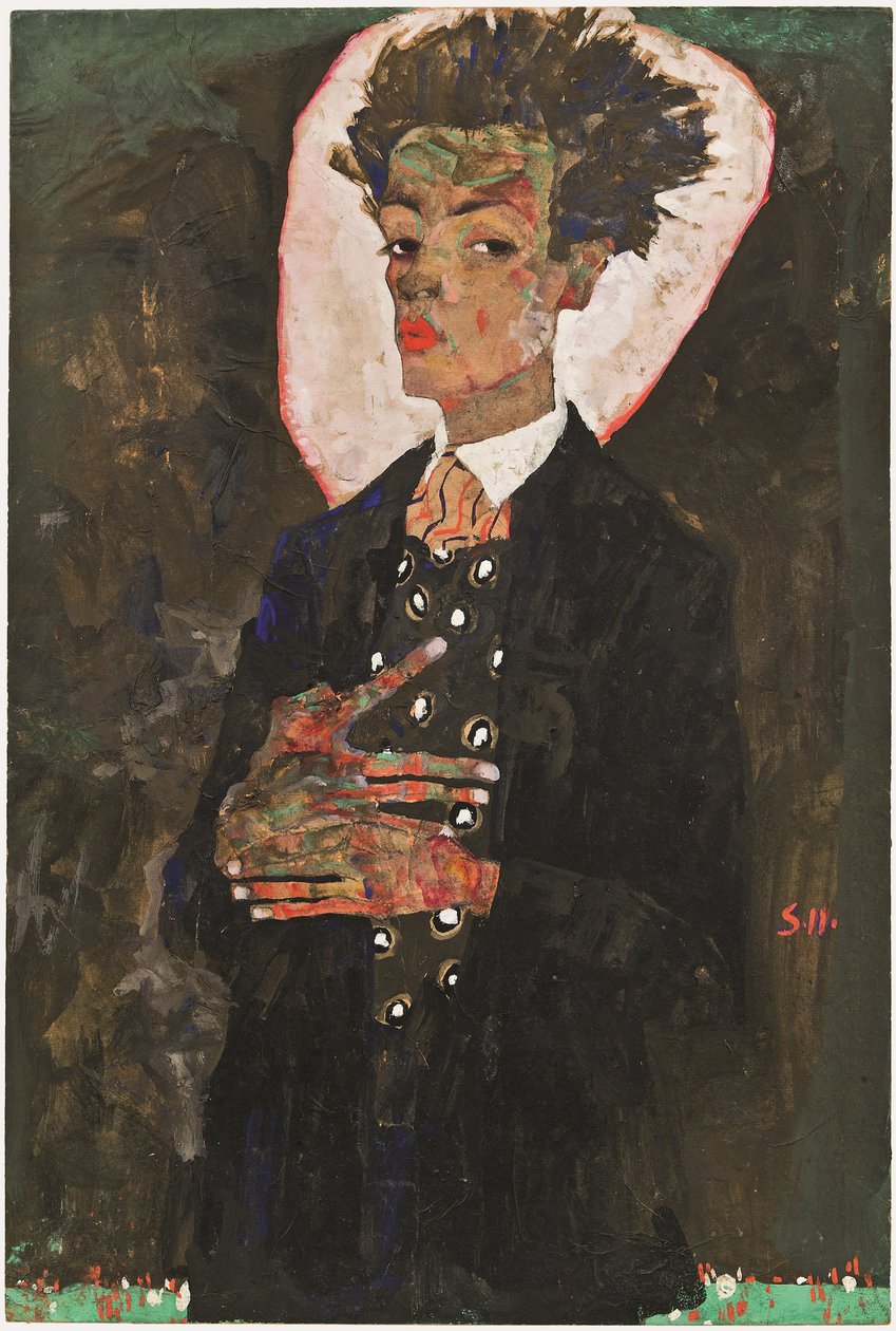 Onbekend beeld door Egon Schiele