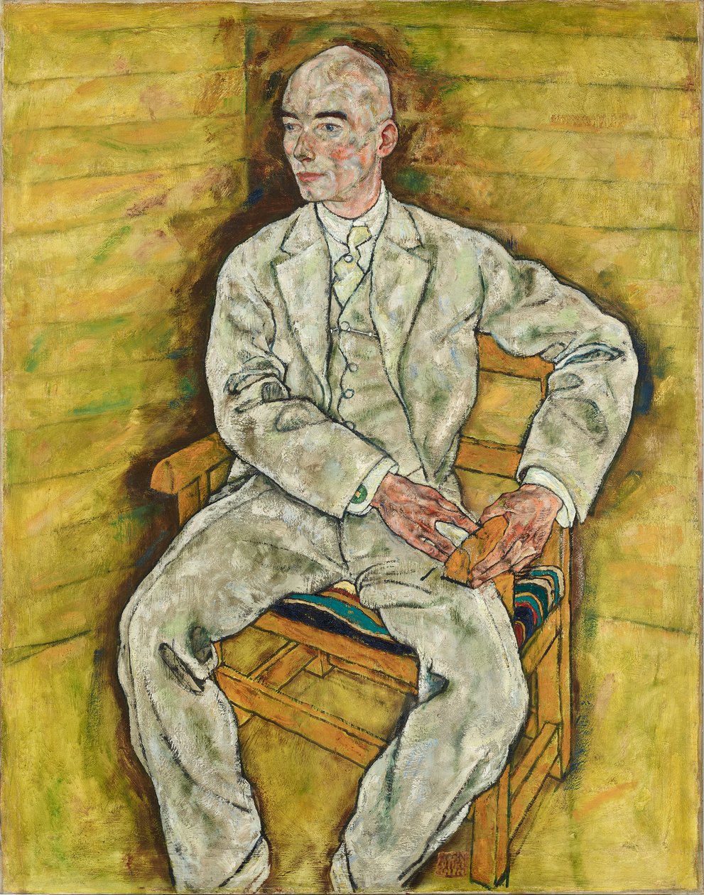 Victor Ritter von Bauer door Egon Schiele