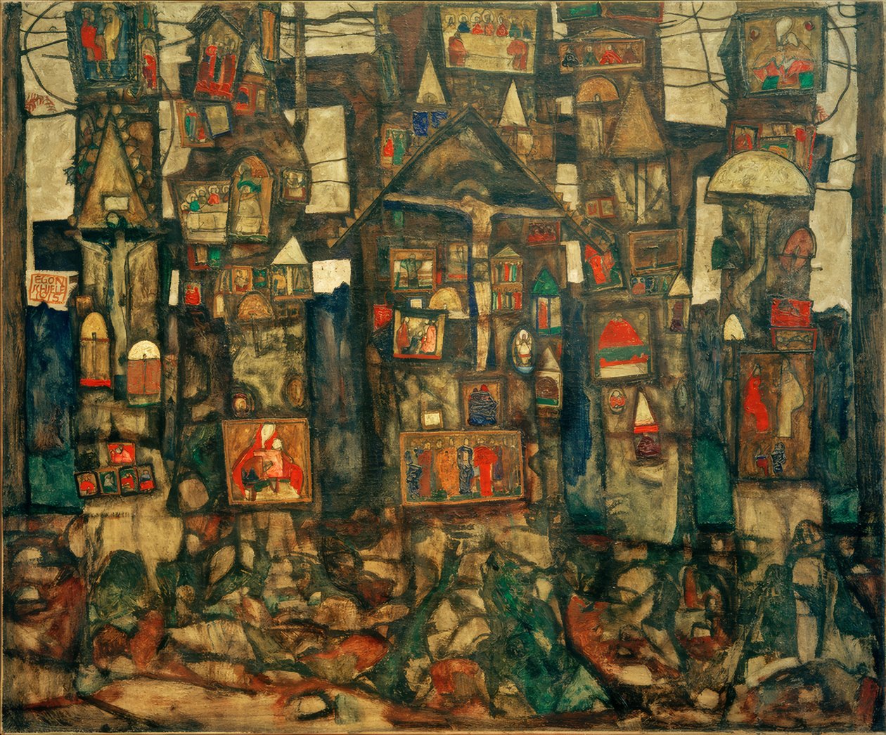 Bosdevotie door Egon Schiele