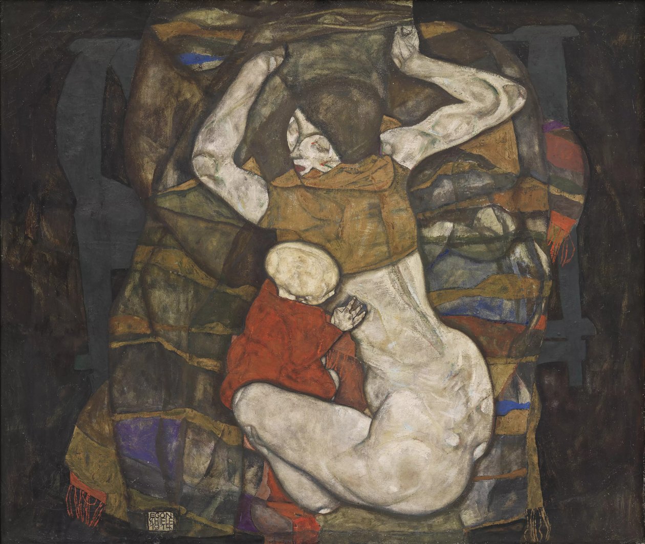 Jonge moeder, 1914 door Egon Schiele