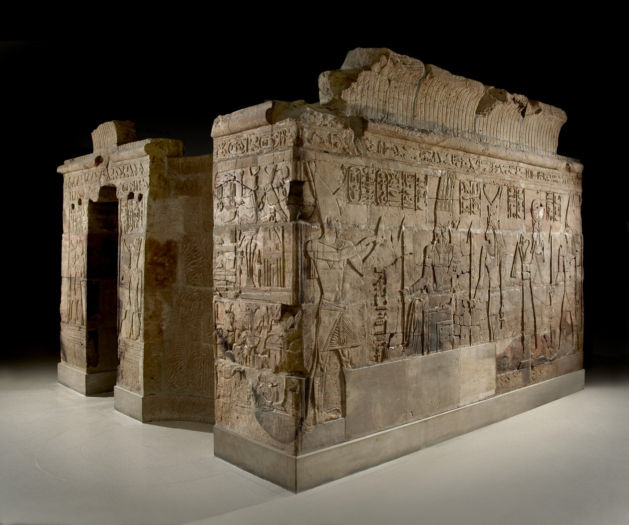 Heiligdom van Taharqa, ca. 690-664 v.Chr. door Egyptian 25th Dynasty