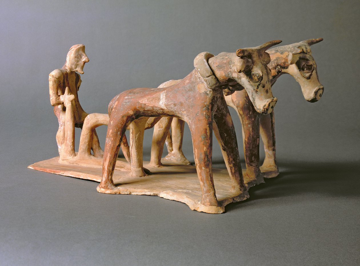 Arbeider, uit het graf van prinses Nefertiabet, Oude Rijk door Egyptian 4th Dynasty