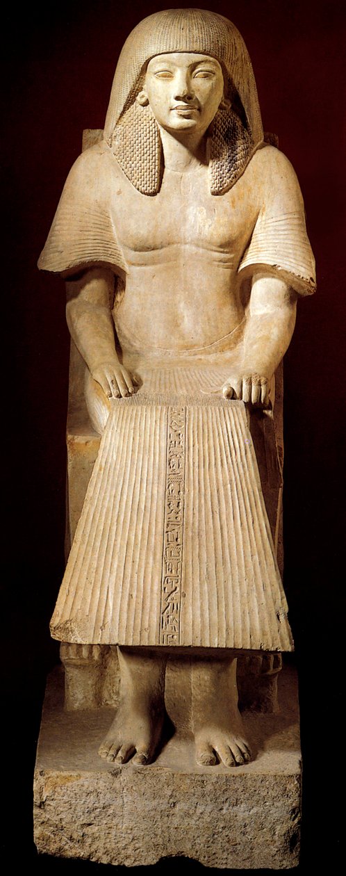 Standbeeld van Maya (Egyptische ambtenaar) door Egyptian 18th Dynasty