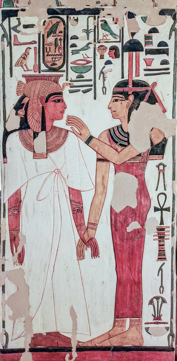 Graf van Nefertari door Egyptian 19th Dynasty